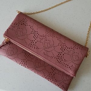 Pretty Perforated Clutch